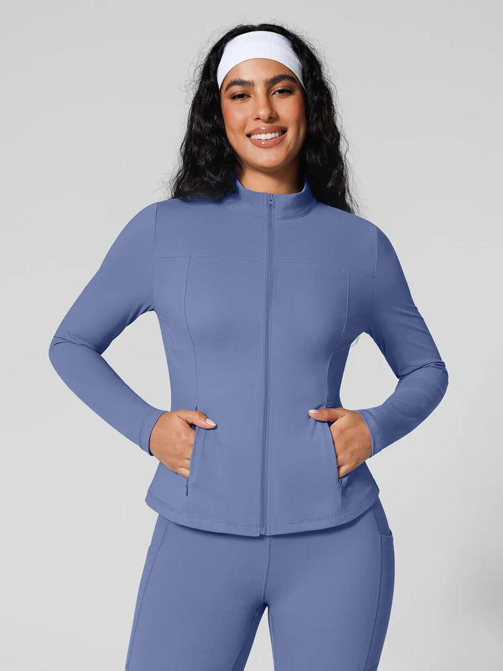 Athleisure Four Pockets Cropped Jacket