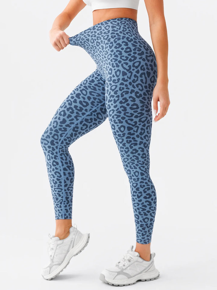 A model wearing a BRXL® B R X L™ Scrunch Butt Lifting Tummy Control High Waist Workout Leggings