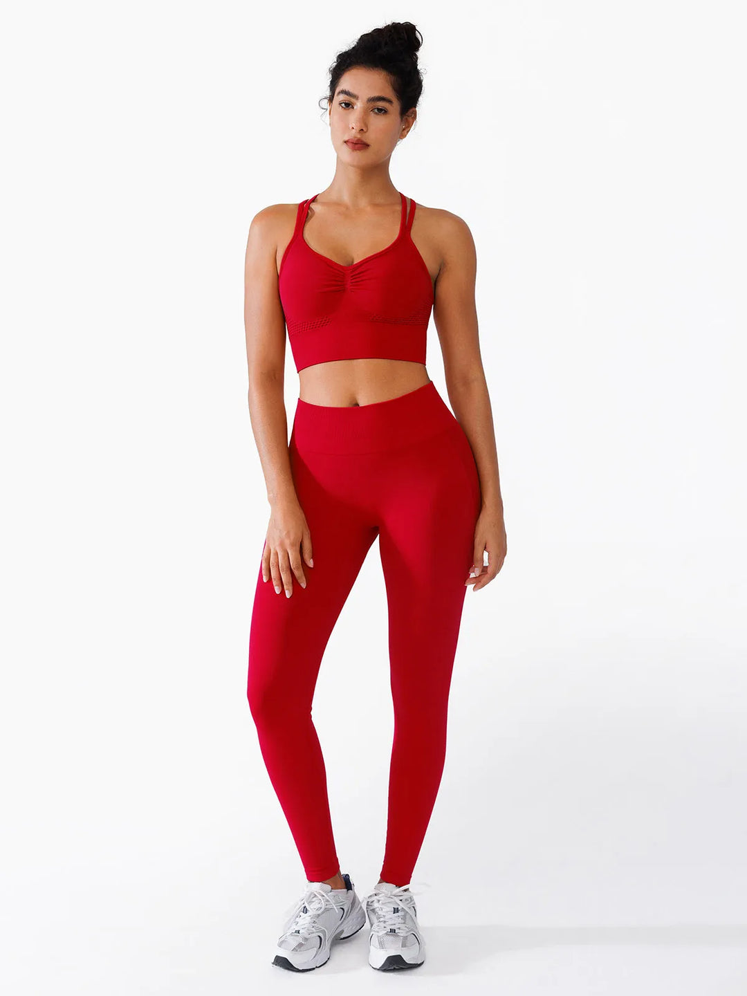 A model wearing a BRXL® B R X L™ Scrunch Butt Lifting Tummy Control High Waist Workout Leggings