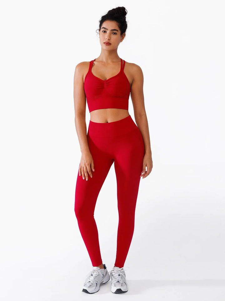 A model wearing a BRXL® B R X L™ Scrunch Butt Lifting Tummy Control High Waist Workout Leggings