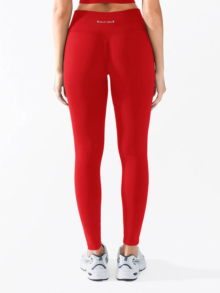 A model wearing a BRXL® B R X L™ Scrunch Butt Lifting Tummy Control High Waist Workout Leggings