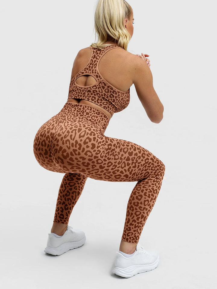 A model wearing a BRXL® B R X L® Scrunch Butt Lifting Tummy Control High Waist Workout Leggings