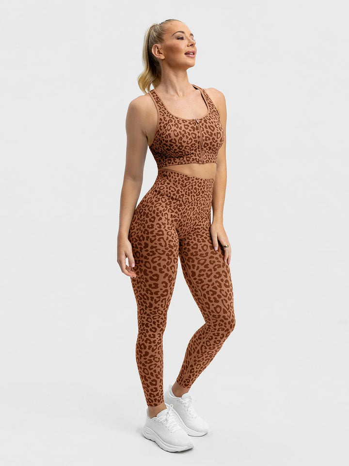 A model wearing a BRXL® B R X L® Scrunch Butt Lifting Tummy Control High Waist Workout Leggings