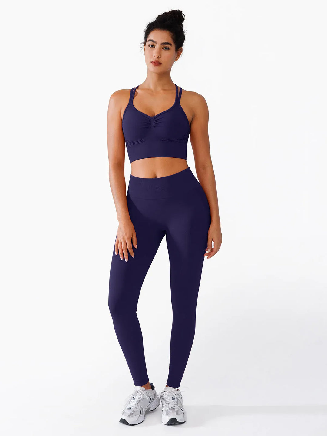 B R X L™ Seamless Criss Cross Sports Bra Butt-Lifting Leggings Set