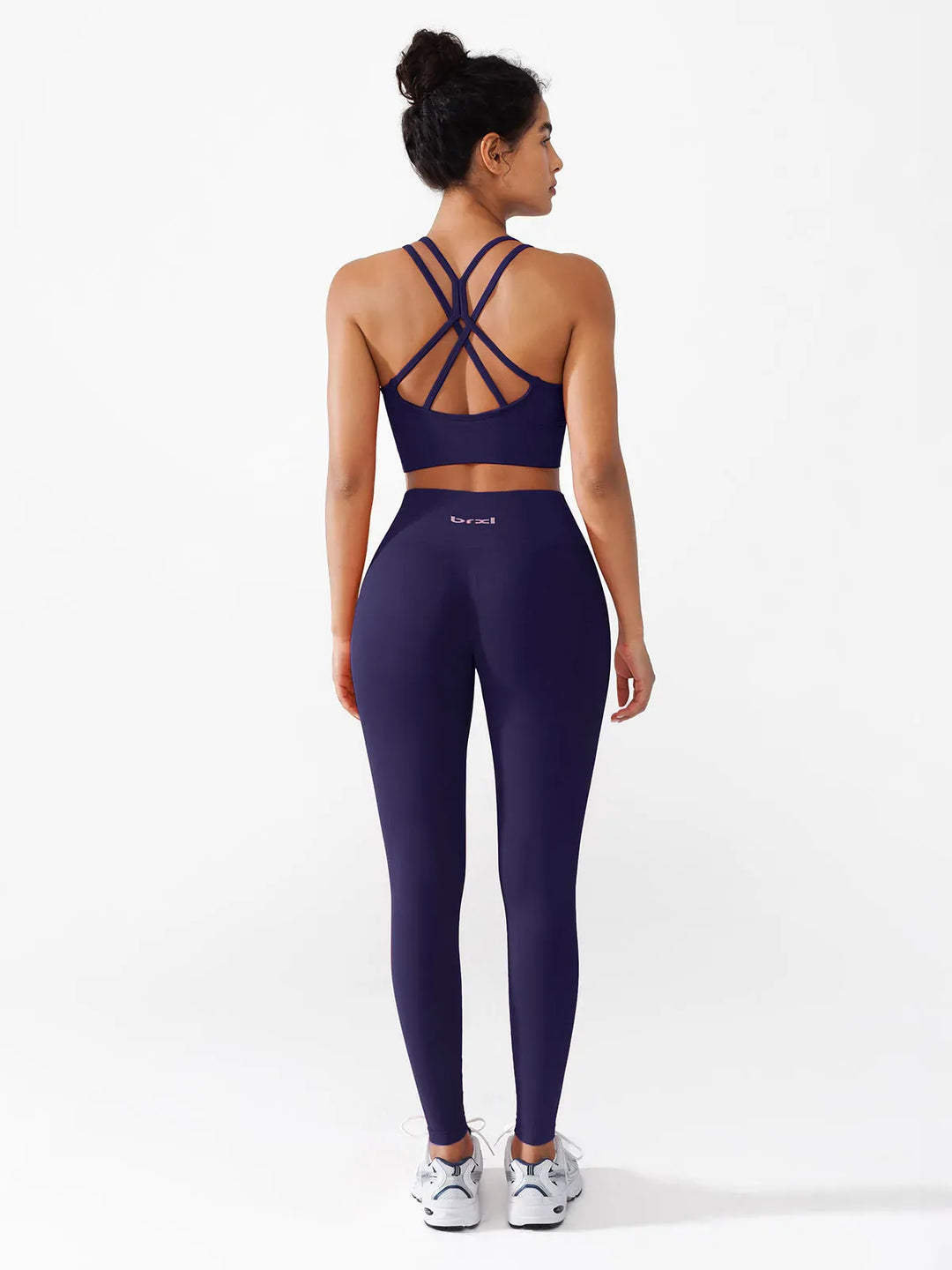 B R X L™ Seamless Criss Cross Sports Bra Butt-Lifting Leggings Set