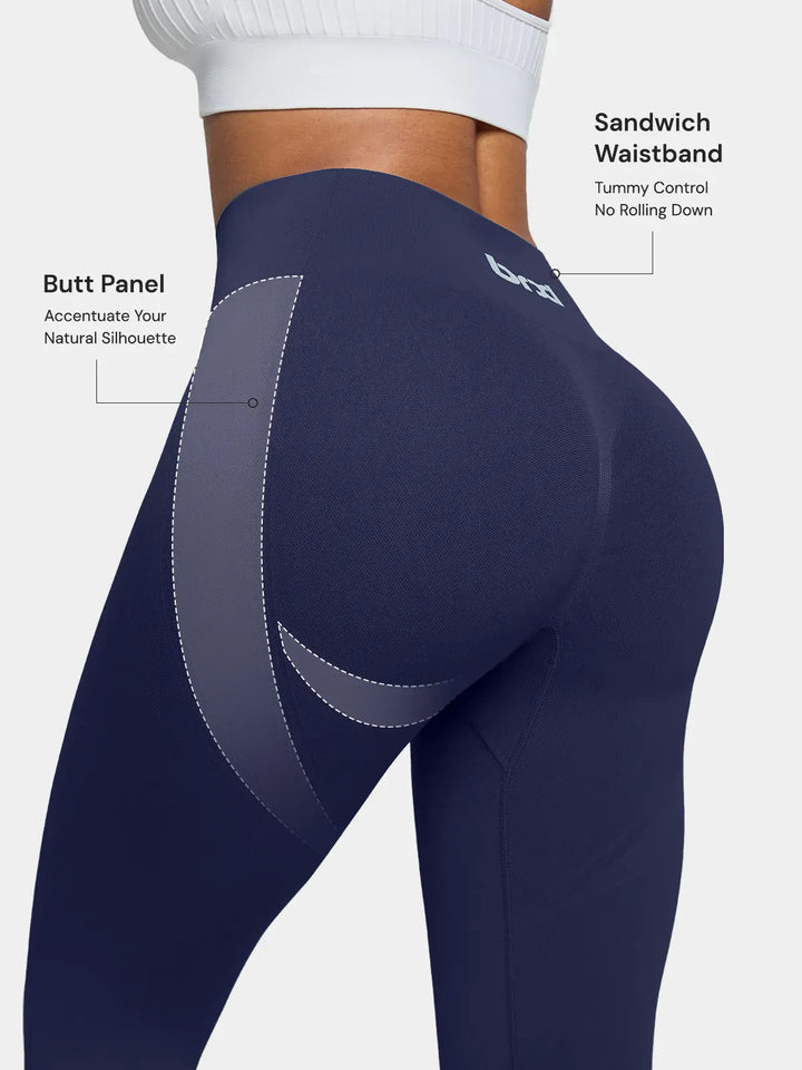 B R X L™ Seamless High Waisted Tummy Control Butt-Lifting Leggings