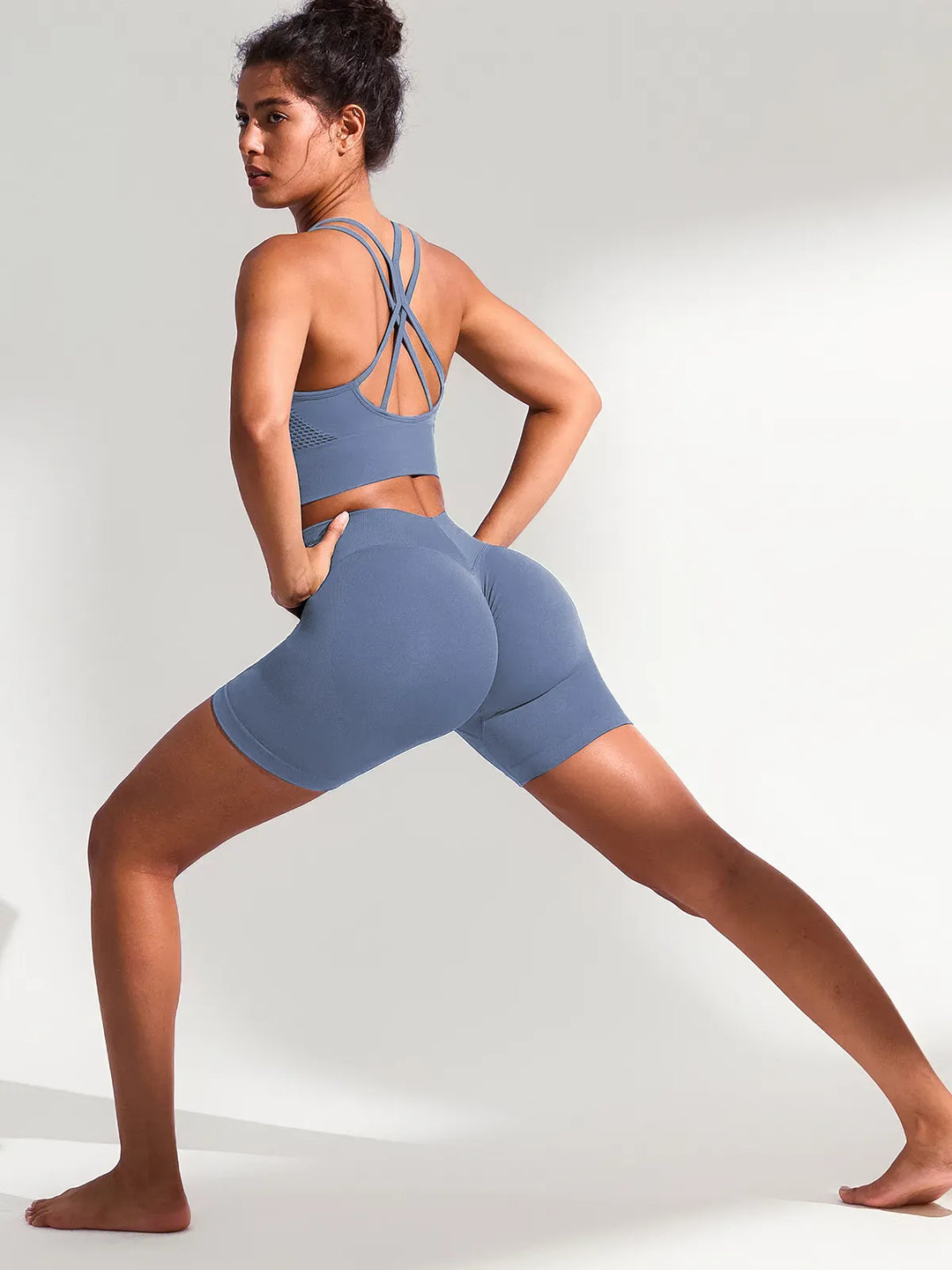 B R X L™ Seamless Scrunch Butt Workout Shorts