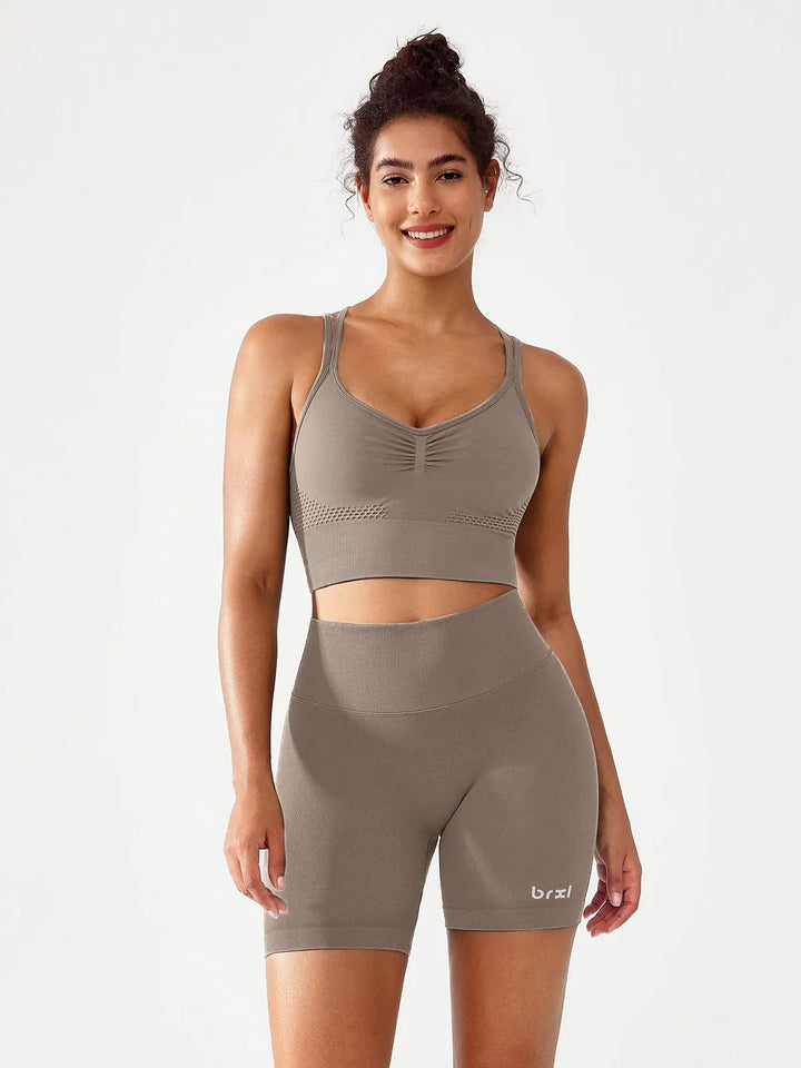 B R X L™ Seamless Scrunch Butt Workout Shorts