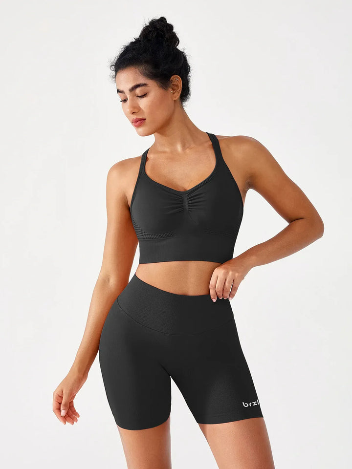 B R X L™ Seamless Scrunch Butt Workout Shorts