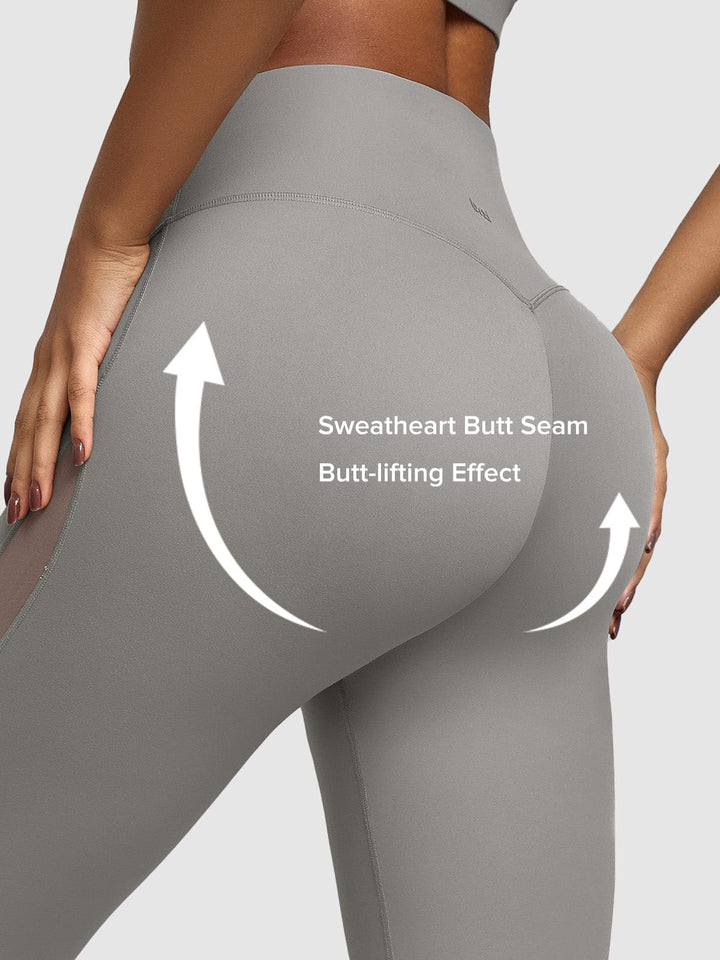 BrxlAero™ High-Waist Breathable Mesh Workout Leggings