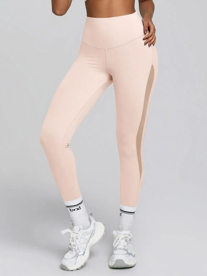 BrxlAero™ High-Waist Breathable Mesh Workout Leggings