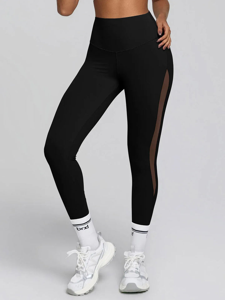 BrxlAero™ High-Waist Breathable Mesh Workout Leggings