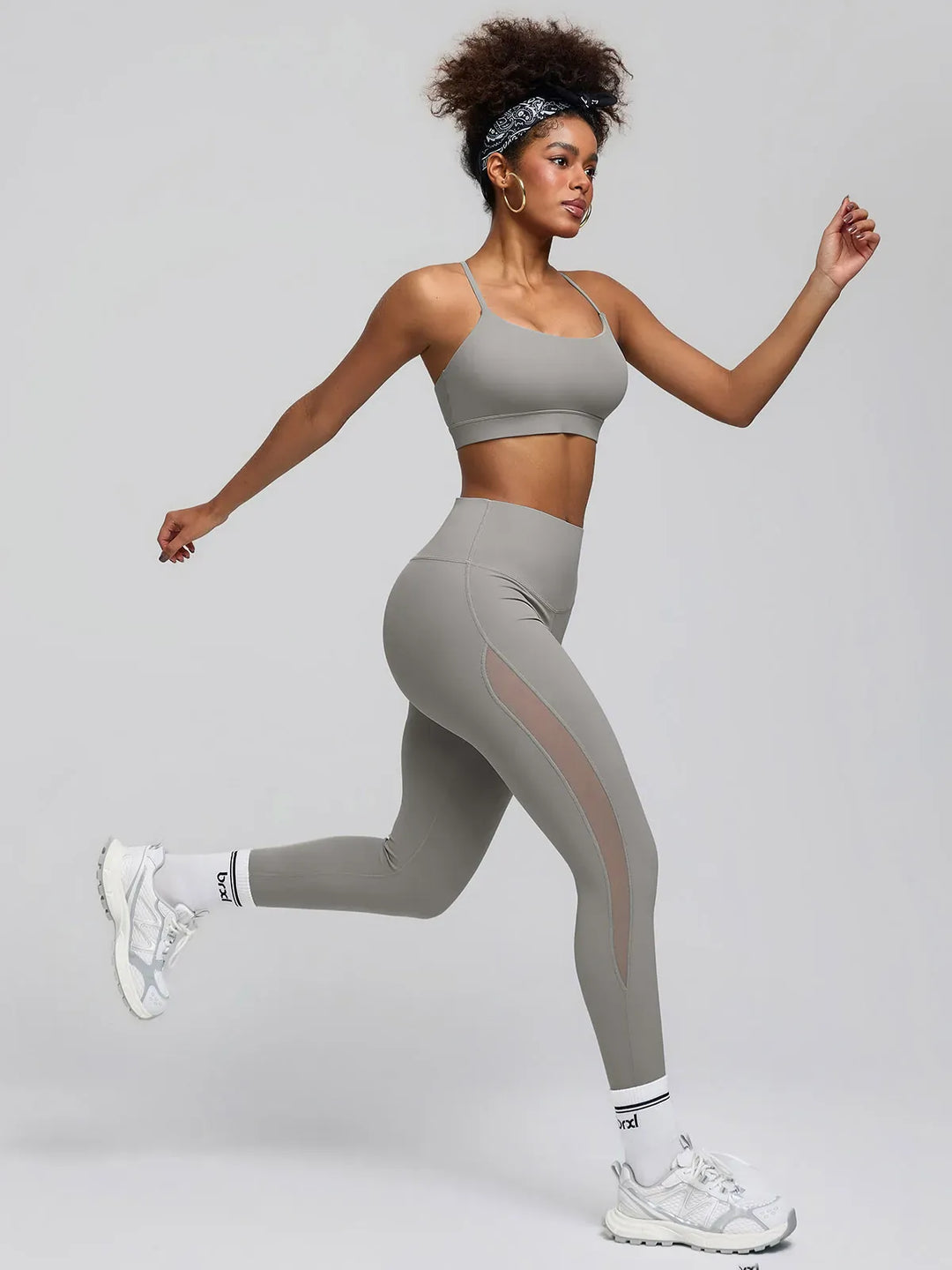 BrxlAero™ High-Waist Breathable Mesh Workout Leggings