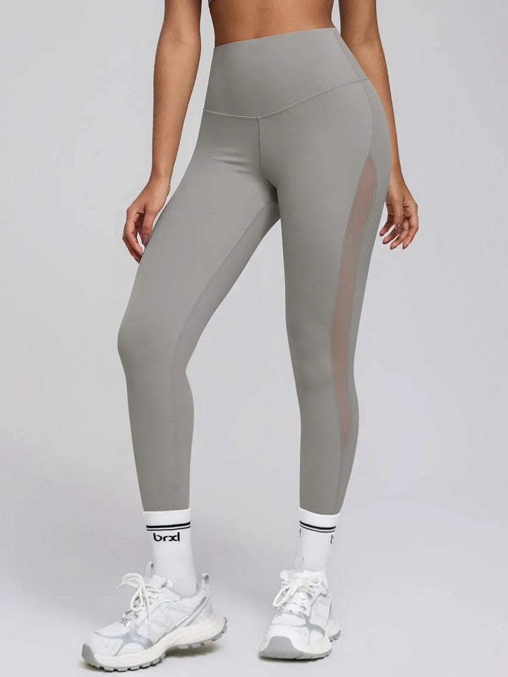 BrxlAero™ High-Waist Breathable Mesh Workout Leggings