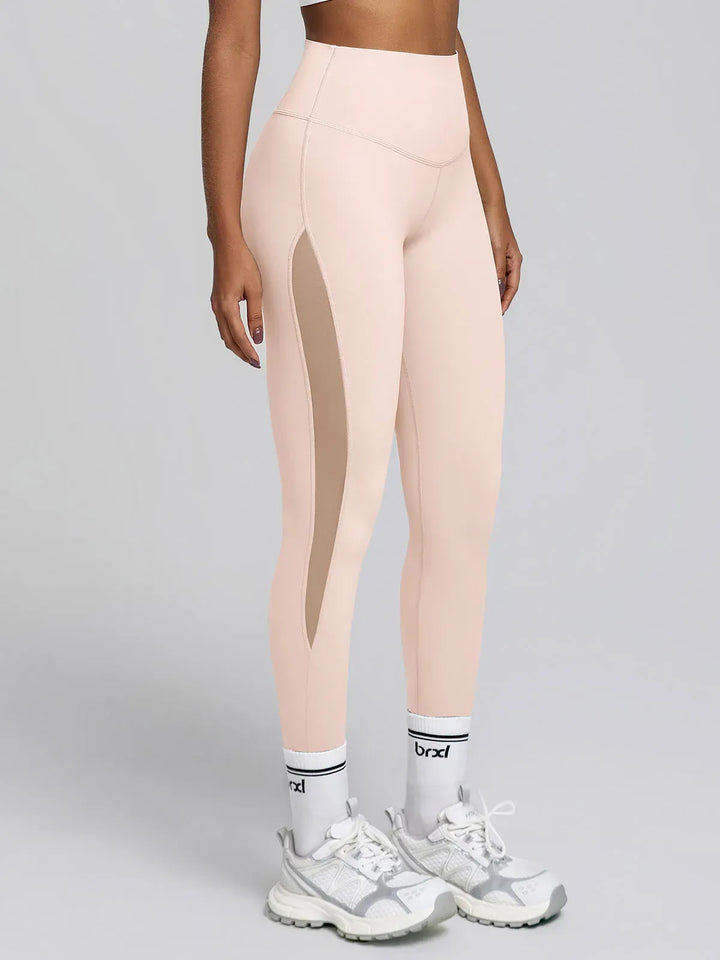 BrxlAero™ High-Waist Breathable Mesh Workout Leggings