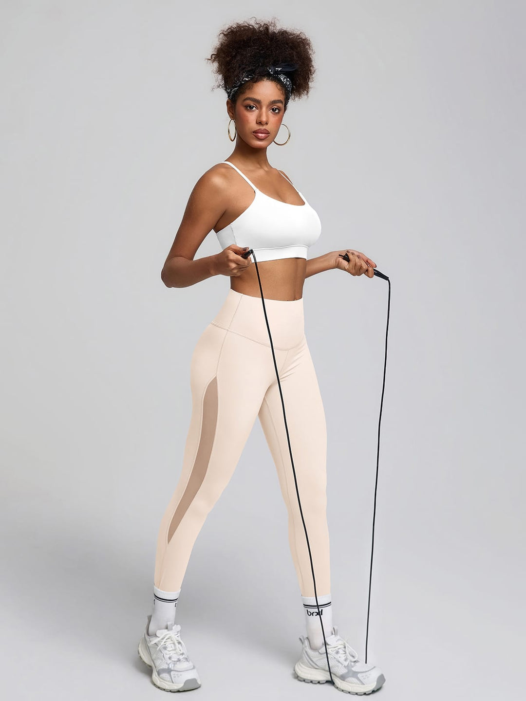 BrxlAero™ High-Waist Breathable Mesh Workout Leggings