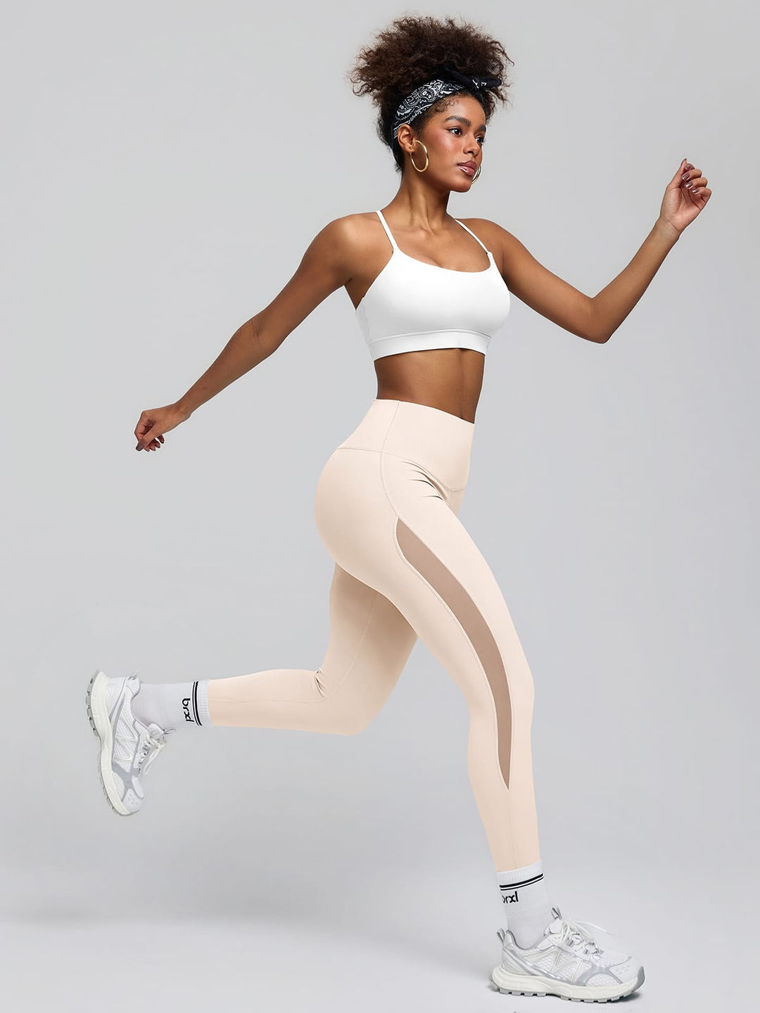 BrxlAero™ High-Waist Breathable Mesh Workout Leggings