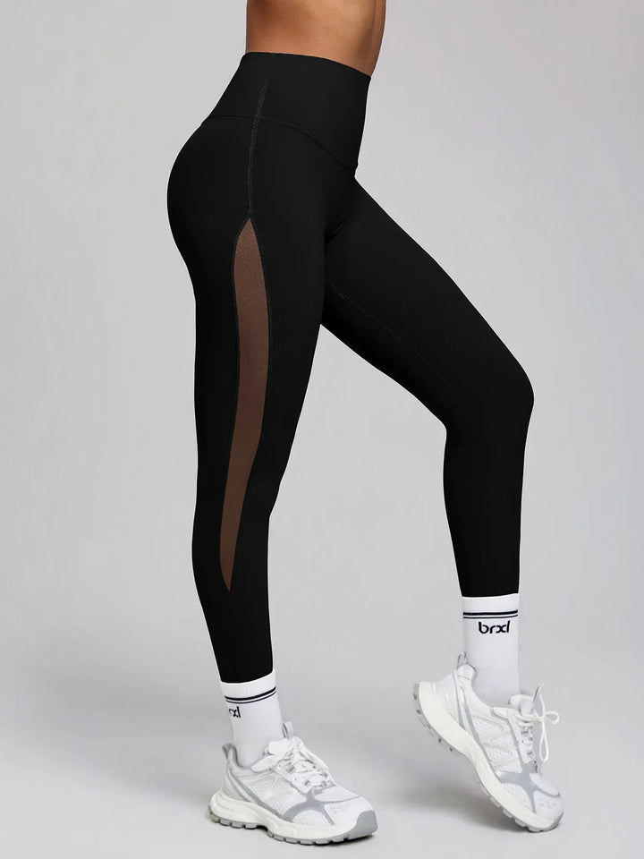 BrxlAero™ High-Waist Breathable Mesh Workout Leggings