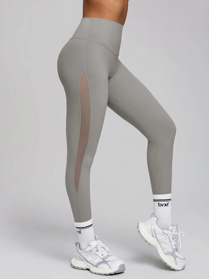 BrxlAero™ High-Waist Breathable Mesh Workout Leggings