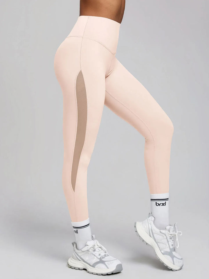 BrxlAero™ High-Waist Breathable Mesh Workout Leggings