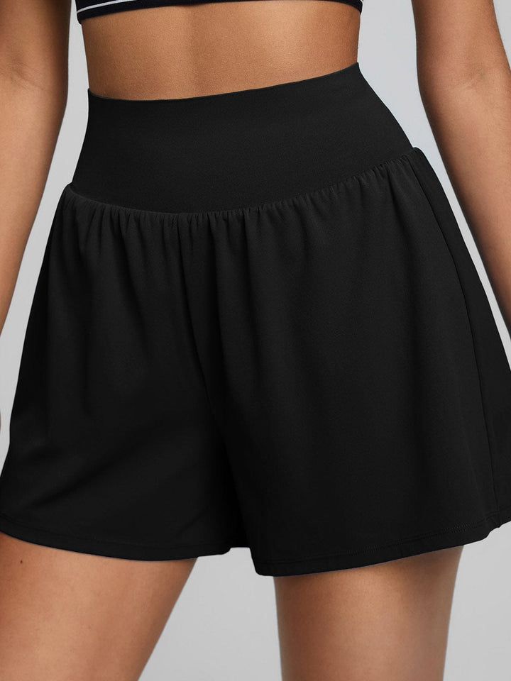 BrxlAero™ High Waisted Running Shorts with Phone Pocket For Women