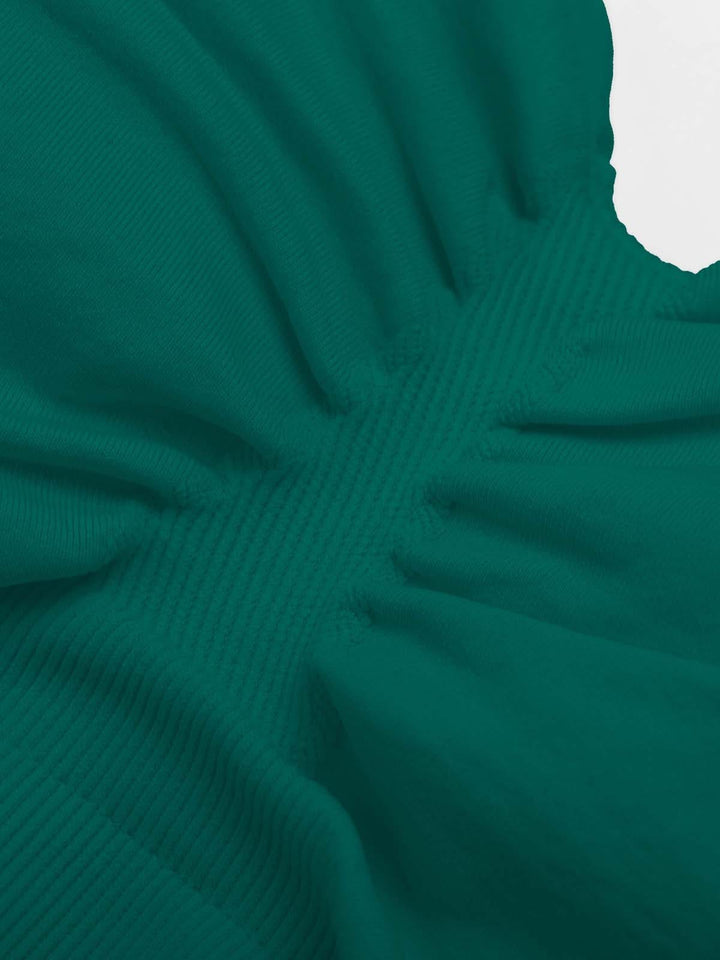 BrxlGrit™ Halter Neck Sculpt Seamless Ruched Sports Bra