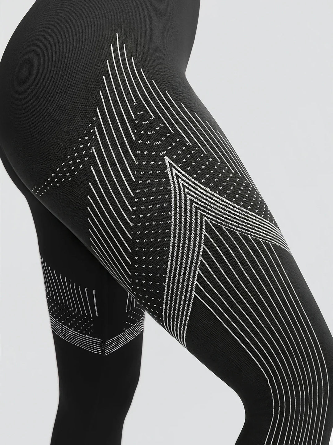 A model wearing a BRXL® BrxlGrit™ Long Sleeve Sculpting Contrast Workout Zip Up Jumpsuit