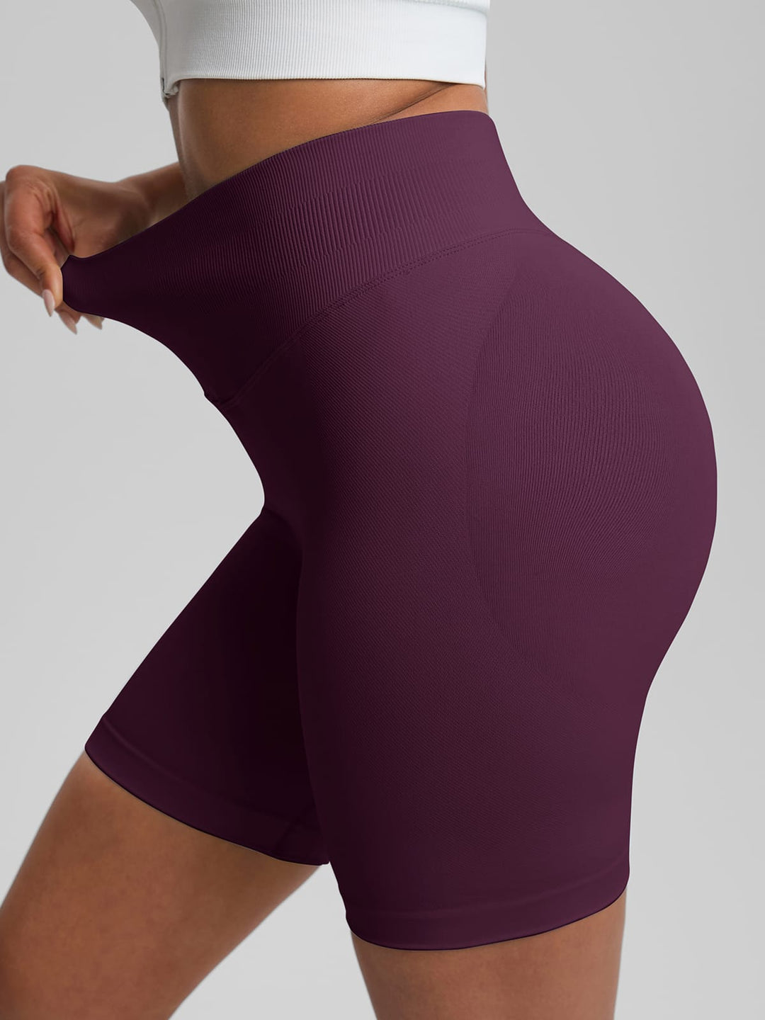BrxlGrit™ Seamless Front Zip Sports Bra Butt Lifting Workout Shorts