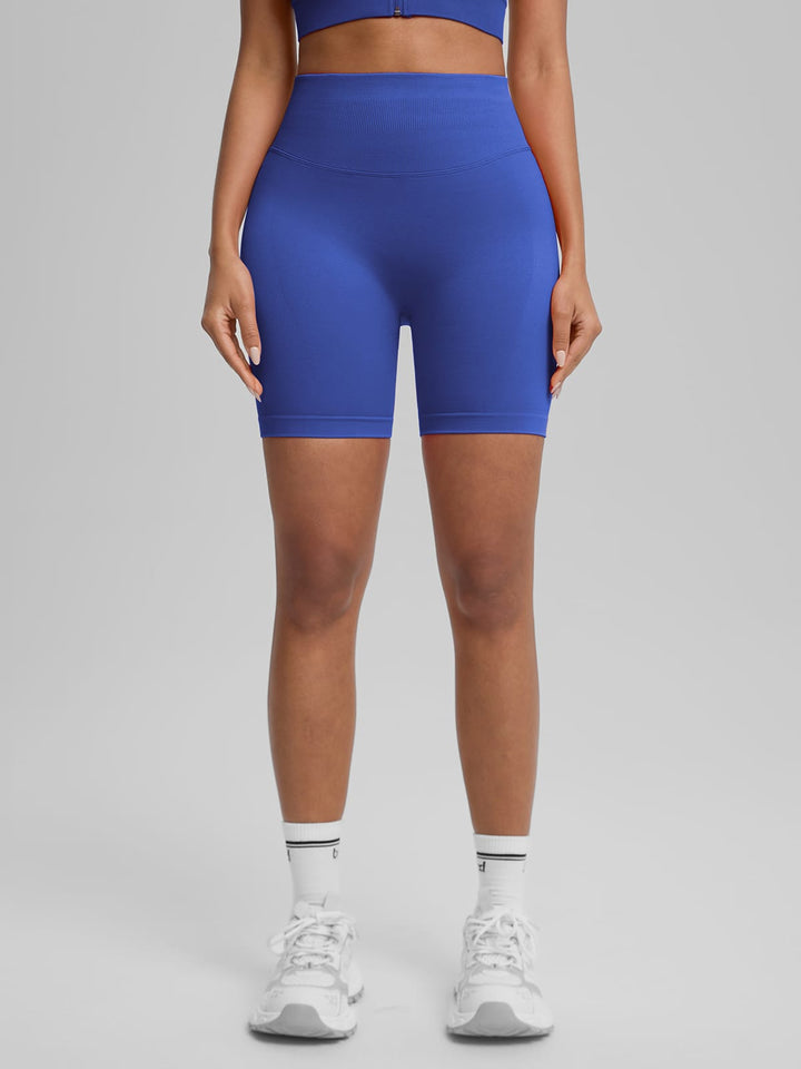 BrxlGrit™ Seamless Front Zip Sports Bra Butt Lifting Workout Shorts