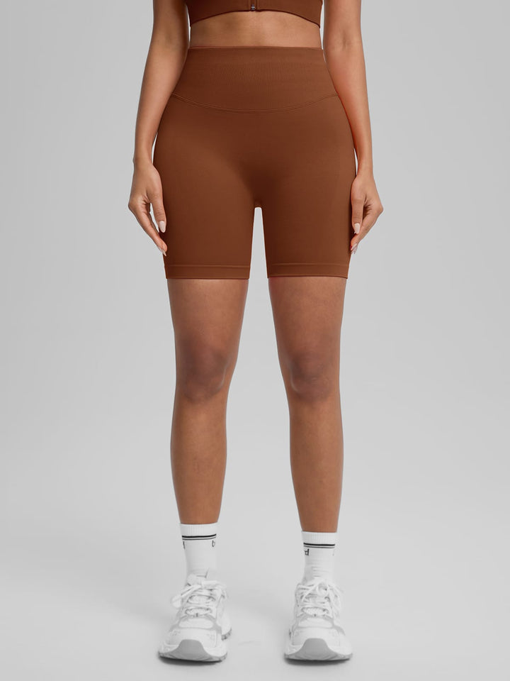 BrxlGrit™ Seamless Front Zip Sports Bra Butt Lifting Workout Shorts