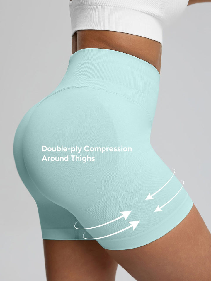 BrxlGrit™ Seamless Tummy Control High Waist Butt Lifting Workout Shorts 2.5"