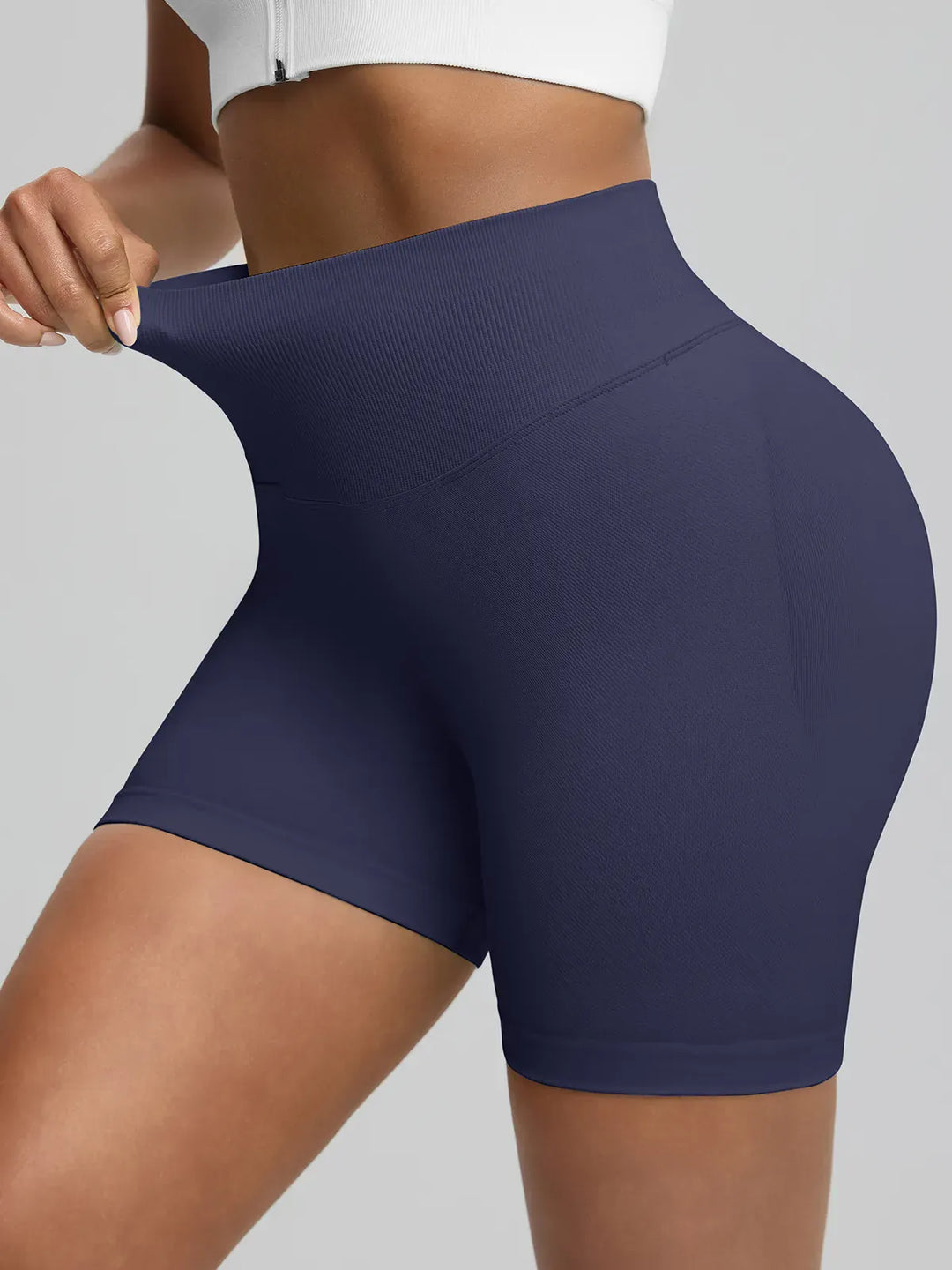 BrxlGrit™ Seamless Tummy Control High Waist Butt Lifting Workout Shorts 2.5"