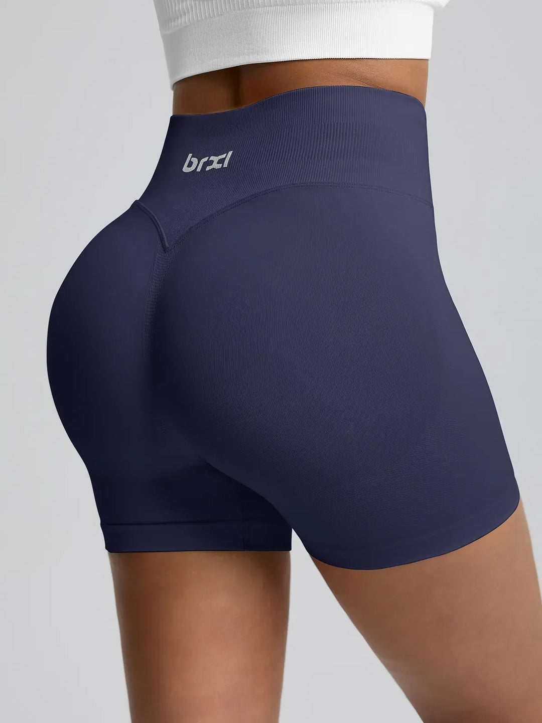 BrxlGrit™ Seamless Tummy Control High Waist Butt Lifting Workout Shorts 2.5"