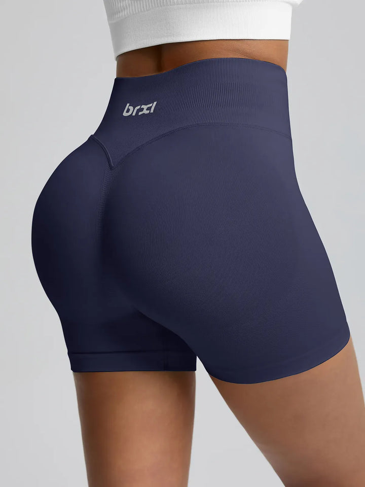 BrxlGrit™ Seamless Tummy Control High Waist Butt Lifting Workout Shorts 2.5"