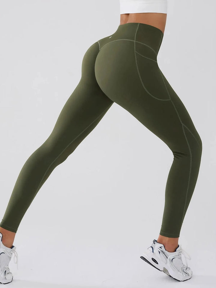 BRXL® BrxlGrit™ Tummy Control High Waisted Workout Leggings with Pockets