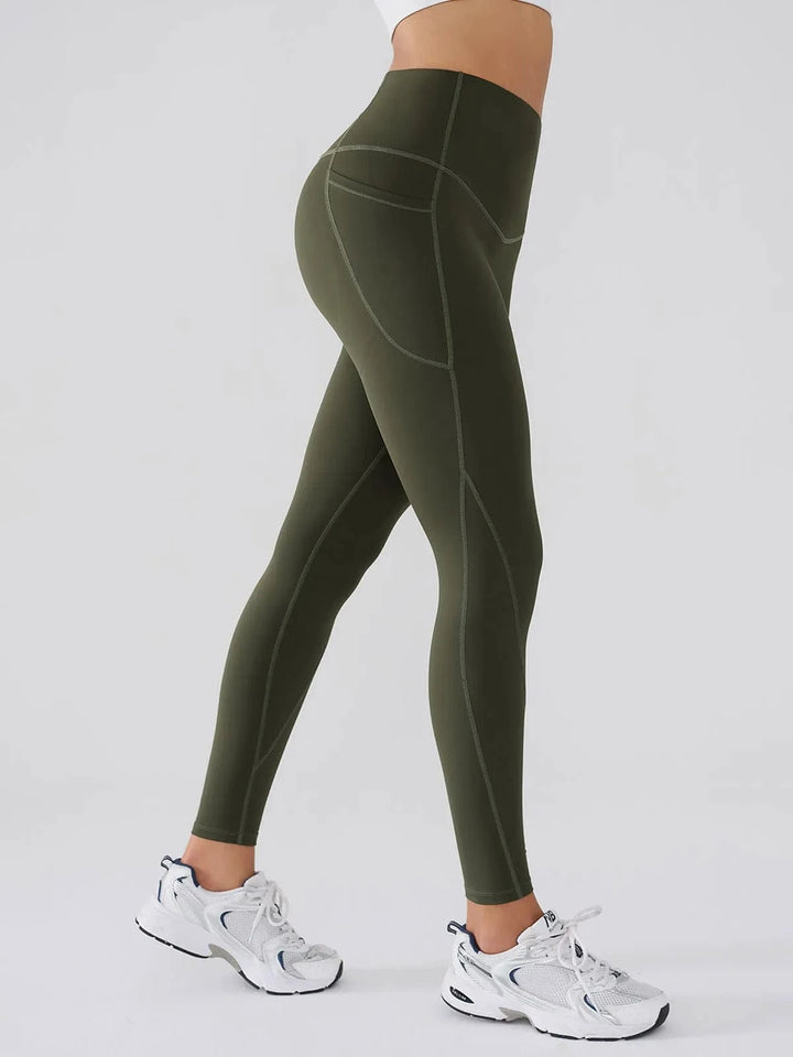 BRXL® BrxlGrit™ Tummy Control High Waisted Workout Leggings with Pockets