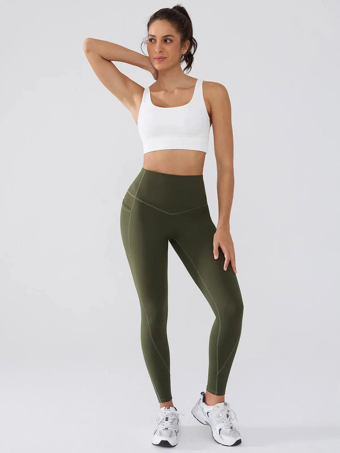 BRXL® BrxlGrit™ Tummy Control High Waisted Workout Leggings with Pockets