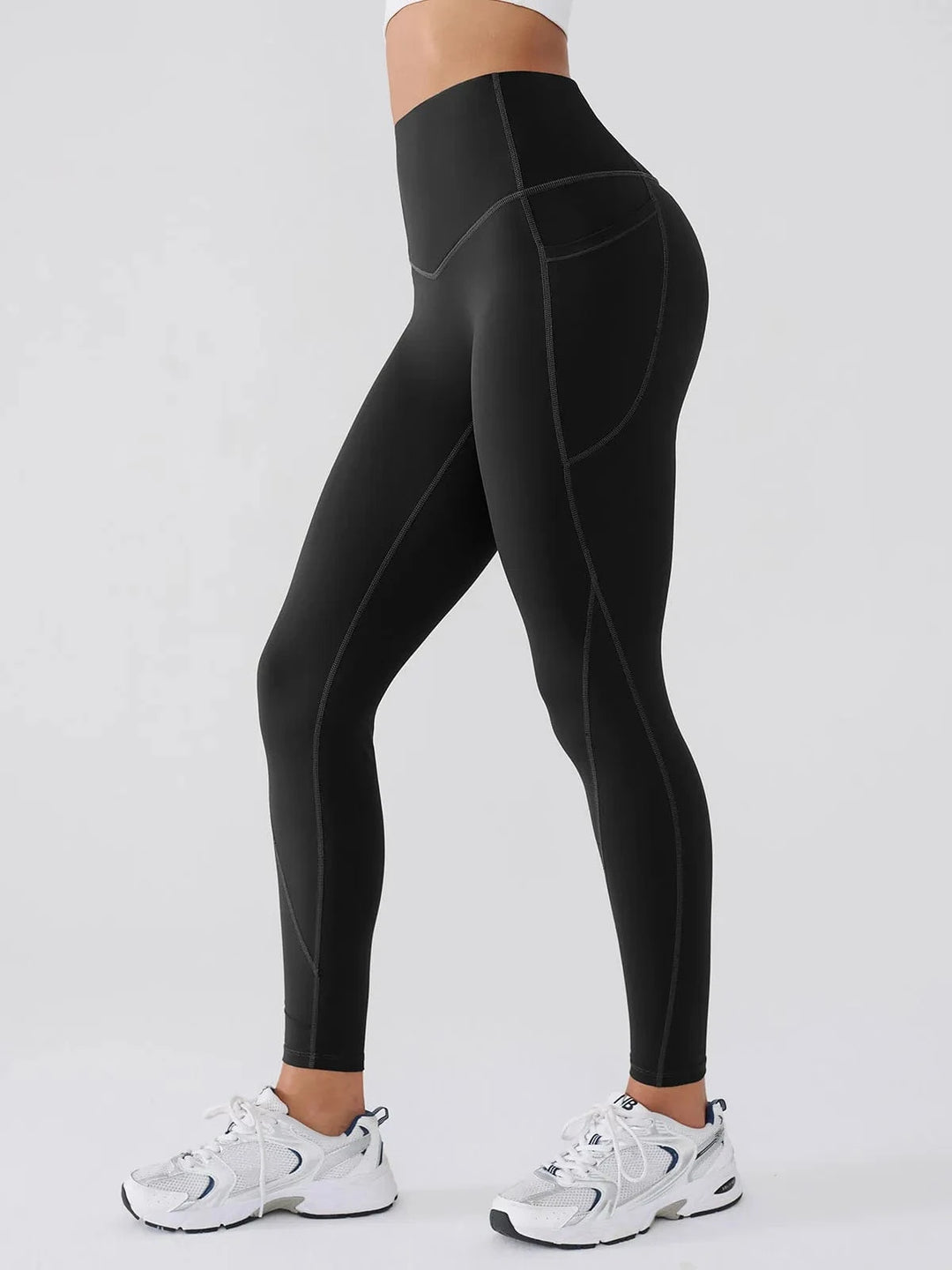 BRXL® Black / XS BrxlGrit™ Tummy Control High Waisted Workout Leggings with Pockets