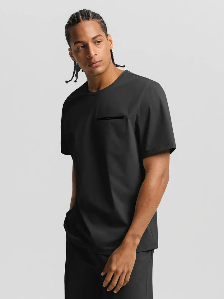 BrxlMen™ Oversized Breathable Workout Tee With Chest Pocket For Men