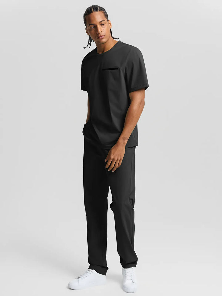 BrxlMen™ Oversized Breathable Workout Tee With Chest Pocket For Men
