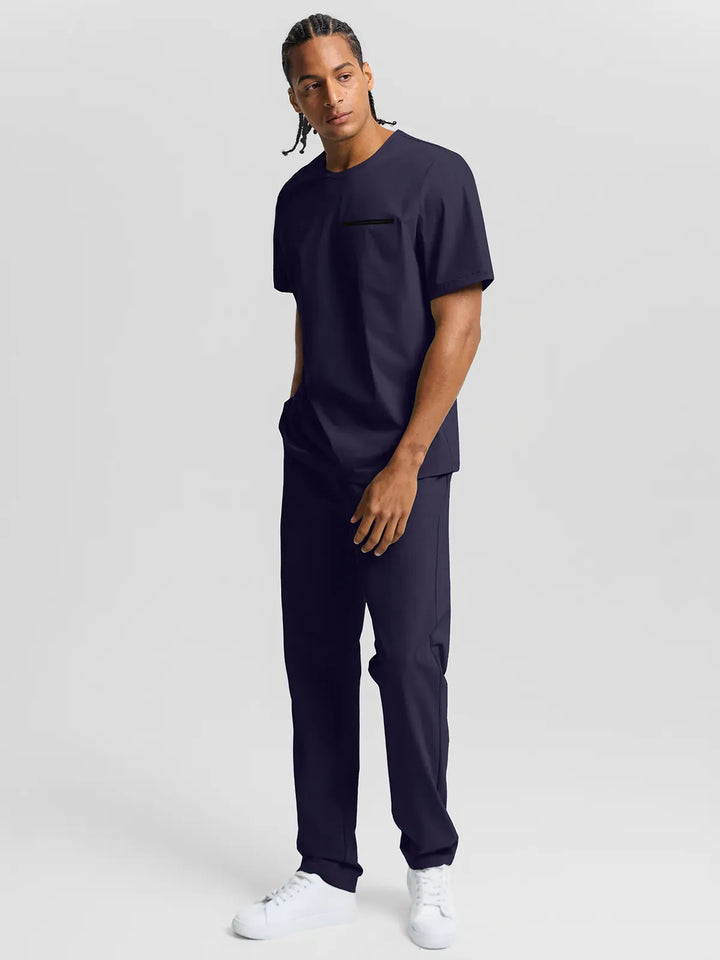 BrxlMen™ Oversized Breathable Workout Tee With Chest Pocket For Men