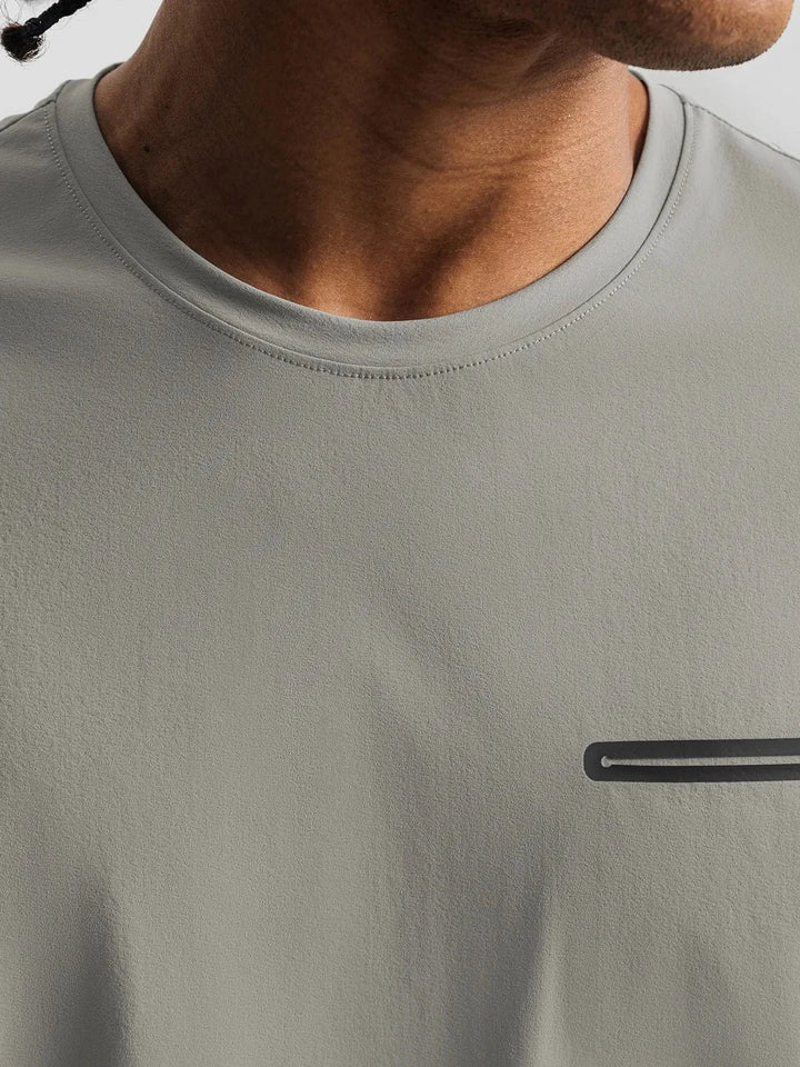 BrxlMen™ Oversized Breathable Workout Tee With Chest Pocket For Men