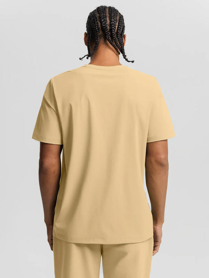 BrxlMen™ Oversized Breathable Workout Tee With Chest Pocket For Men