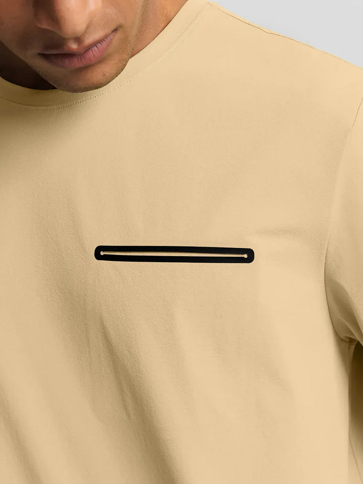 BrxlMen™ Oversized Breathable Workout Tee With Chest Pocket For Men