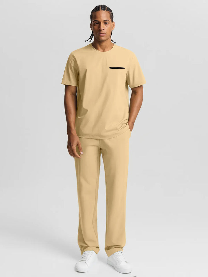 BrxlMen™ Oversized Breathable Workout Tee With Chest Pocket For Men