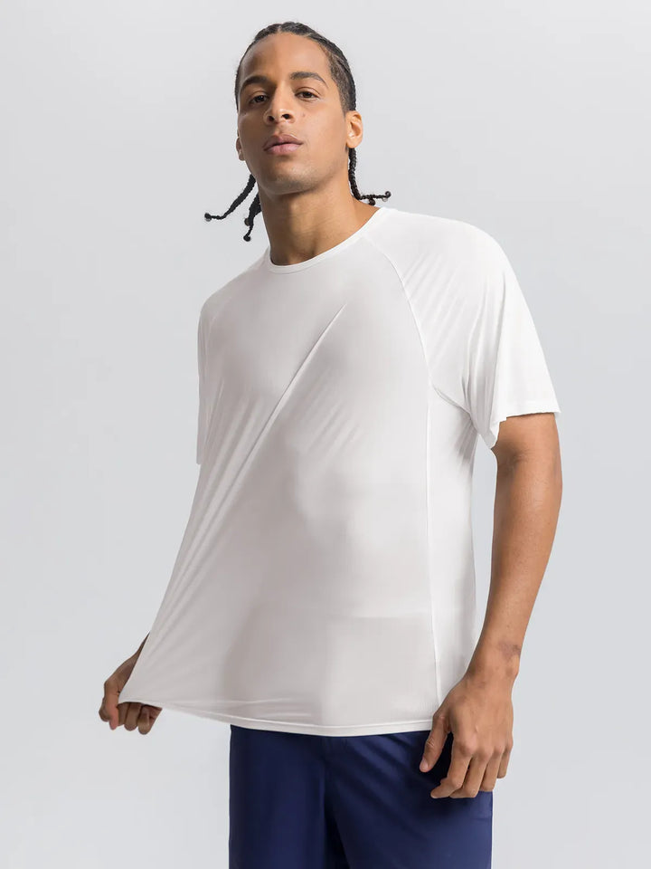 BrxlMen™  Raglan Sleeves Quick Dry Slim Fit  Workout Tee For Men
