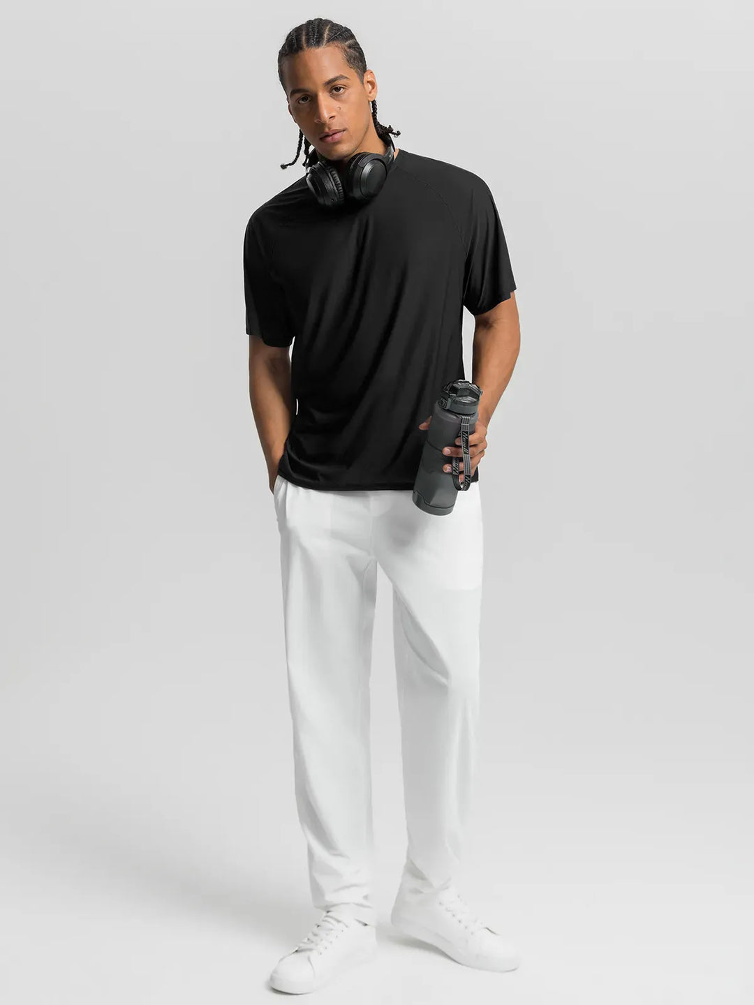 BrxlMen™  Raglan Sleeves Quick Dry Slim Fit  Workout Tee For Men