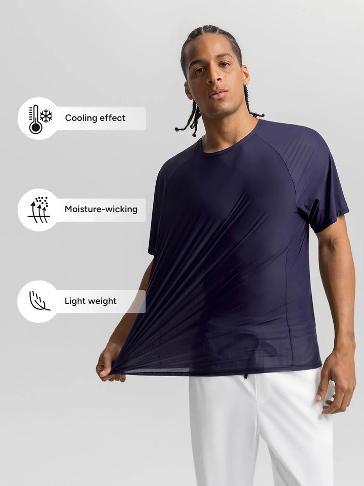 BrxlMen™  Raglan Sleeves Quick Dry Slim Fit  Workout Tee For Men