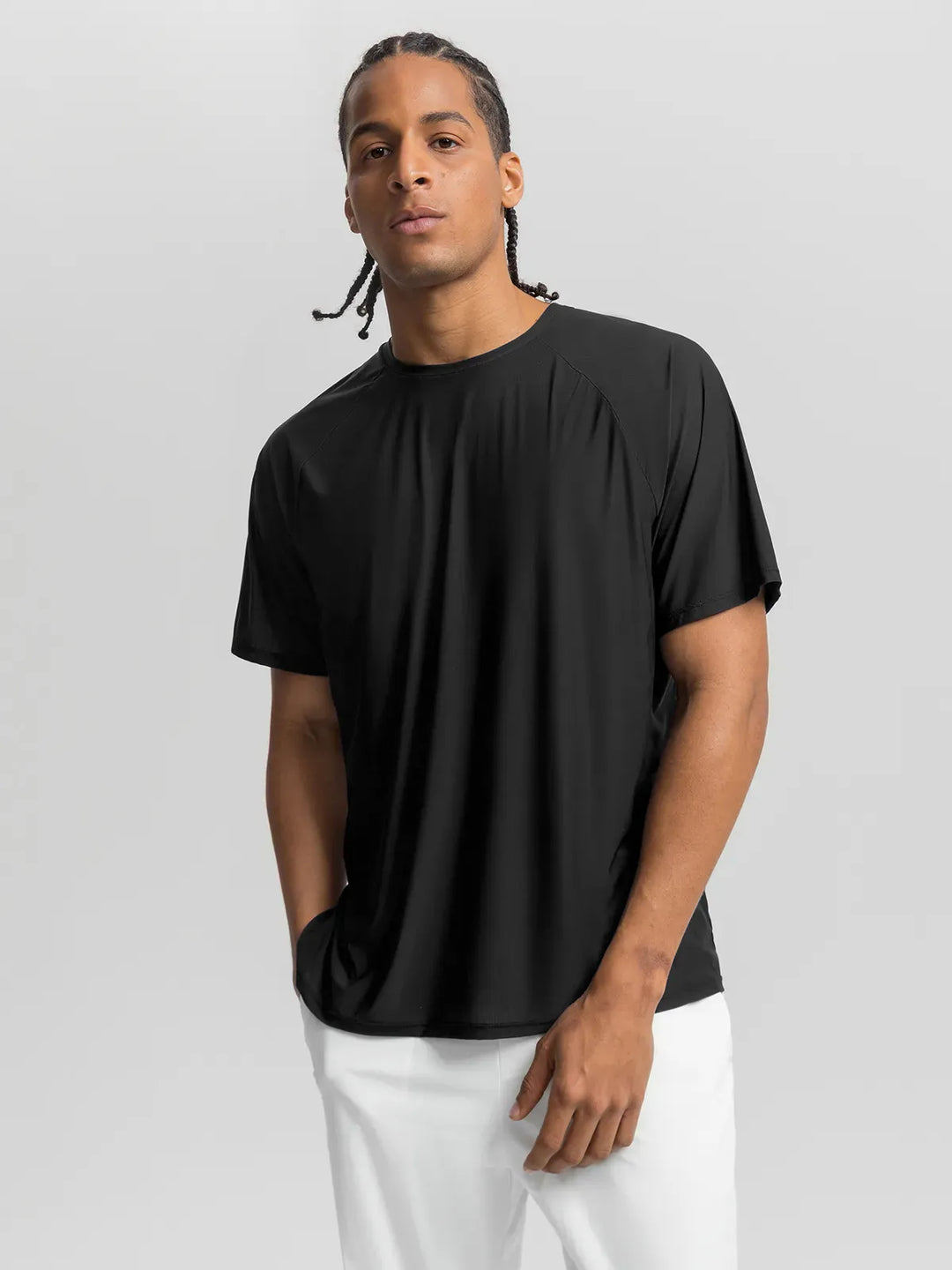BrxlMen™  Raglan Sleeves Quick Dry Slim Fit  Workout Tee For Men