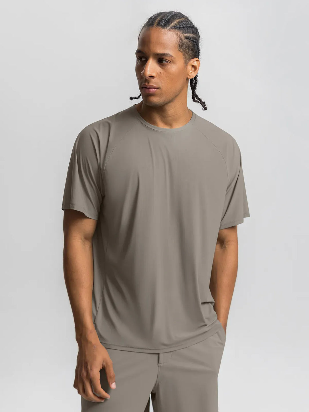 BrxlMen™  Raglan Sleeves Quick Dry Slim Fit  Workout Tee For Men